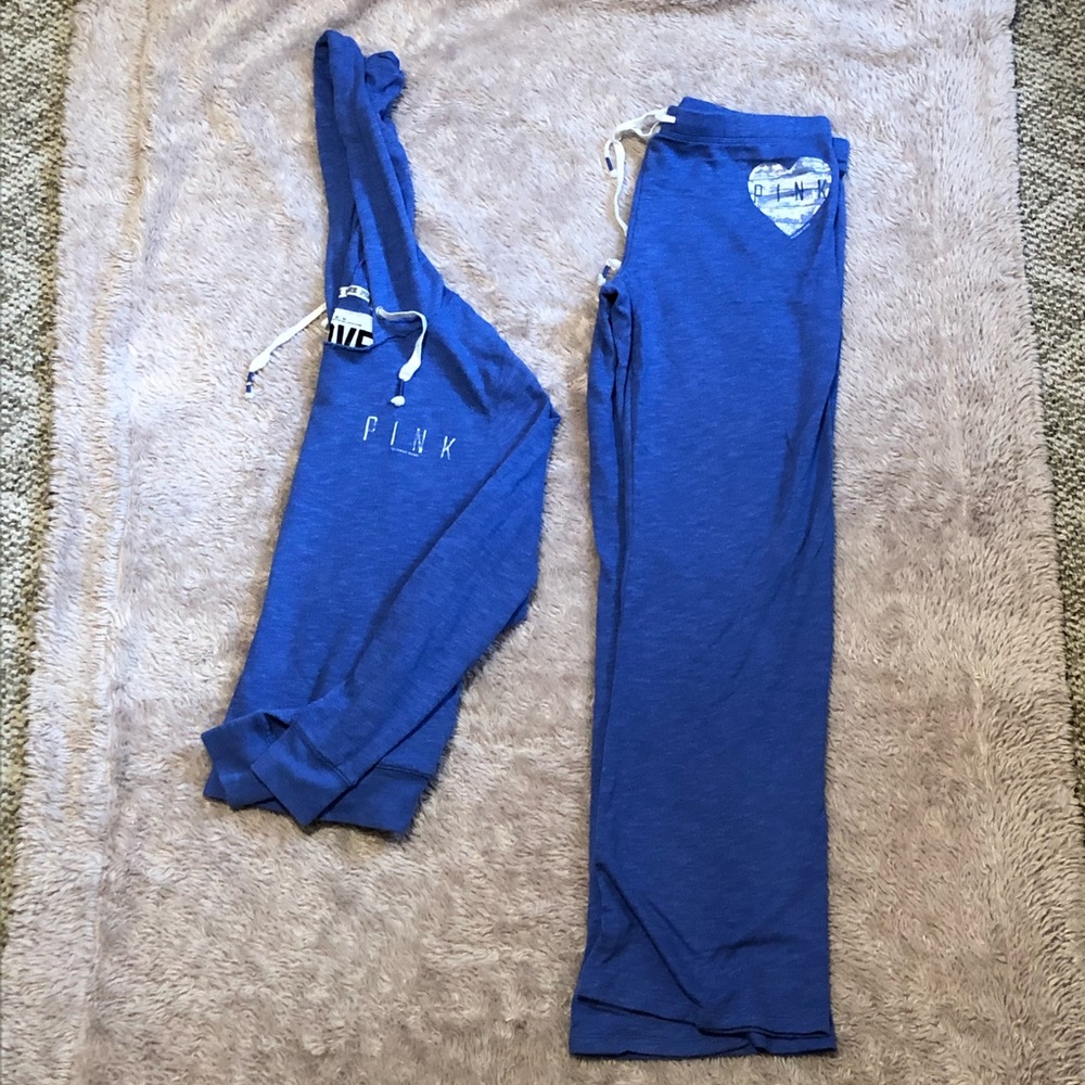 PINK sweatshirt and sweatpants bundle